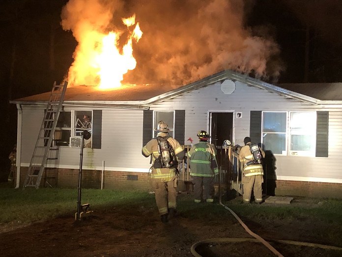Mobile home fire